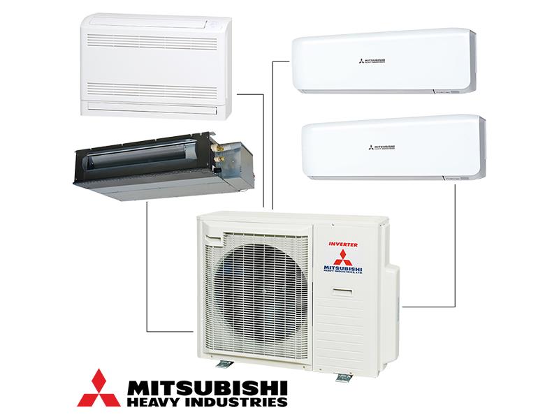 Hệ thống điều hòa Multi Mitsubishi Heavy ở Đà Lạt
