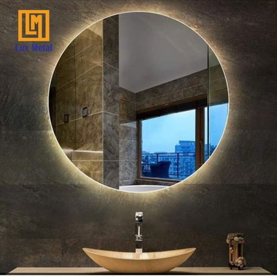 Gương tròn đèn led cao cấp