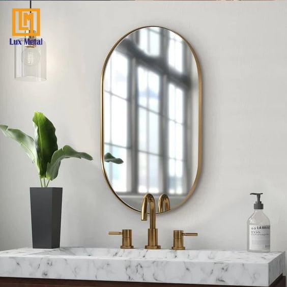 gương nhà tắm tạo không gian sang trọng