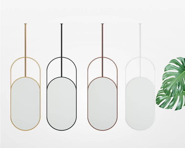 Gương viền inox mạ màu PVD cao cấp