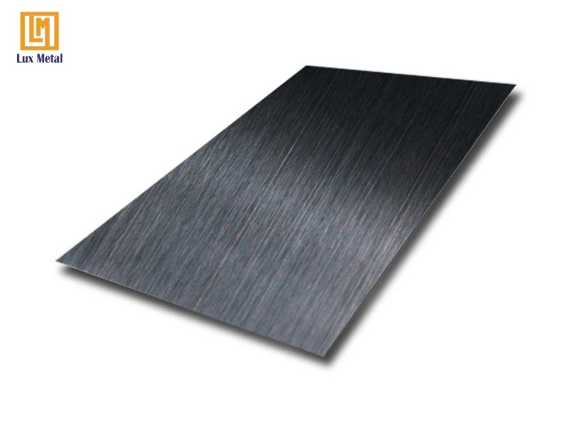 Inox xước đen huyền bí ứng dụng cho không gian hiện đại